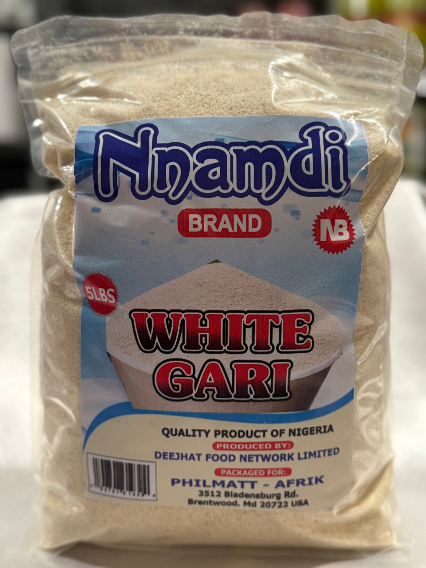 WHITE GARI 5 LBS