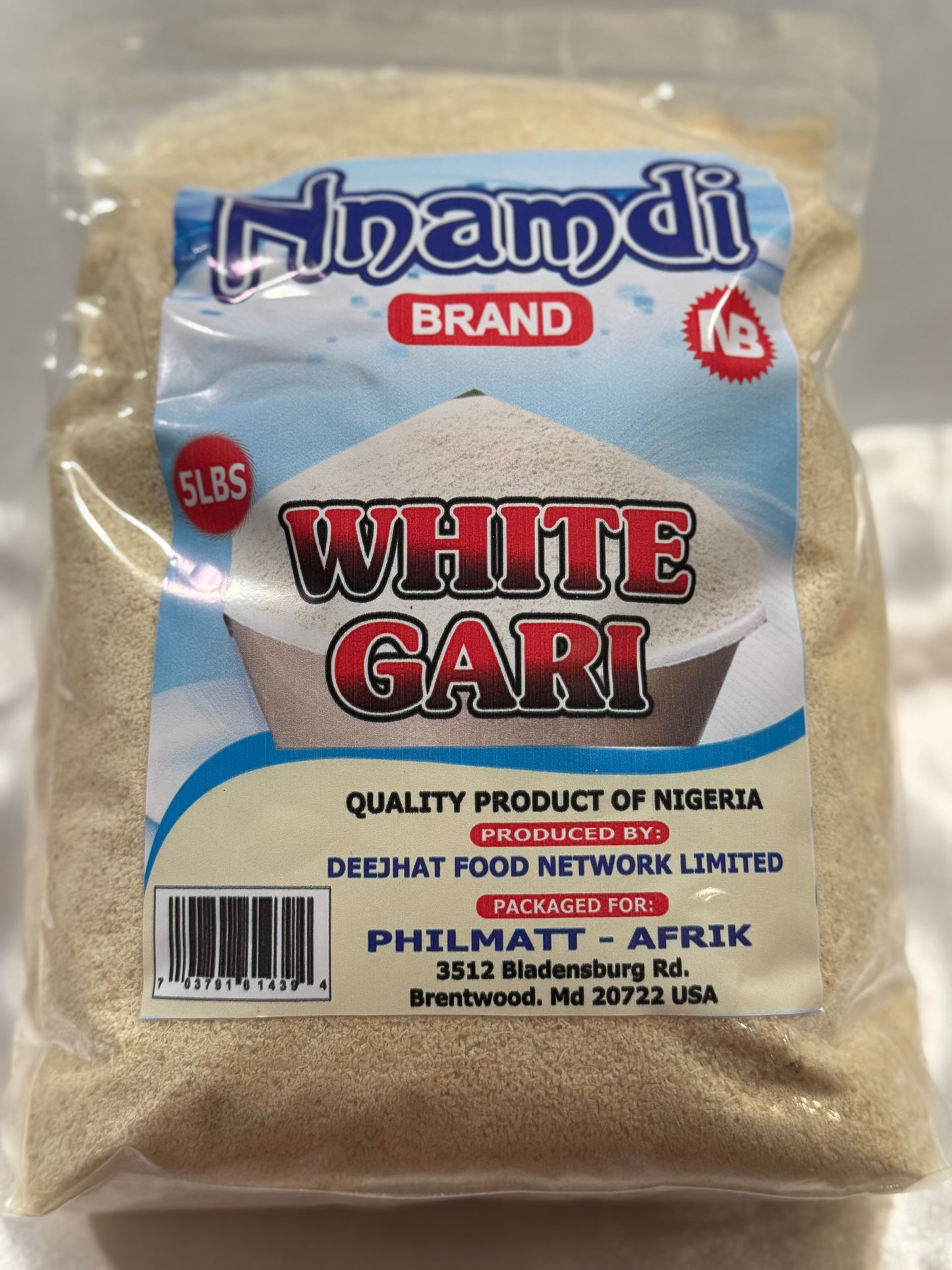 WHITE GARI 5 LBS