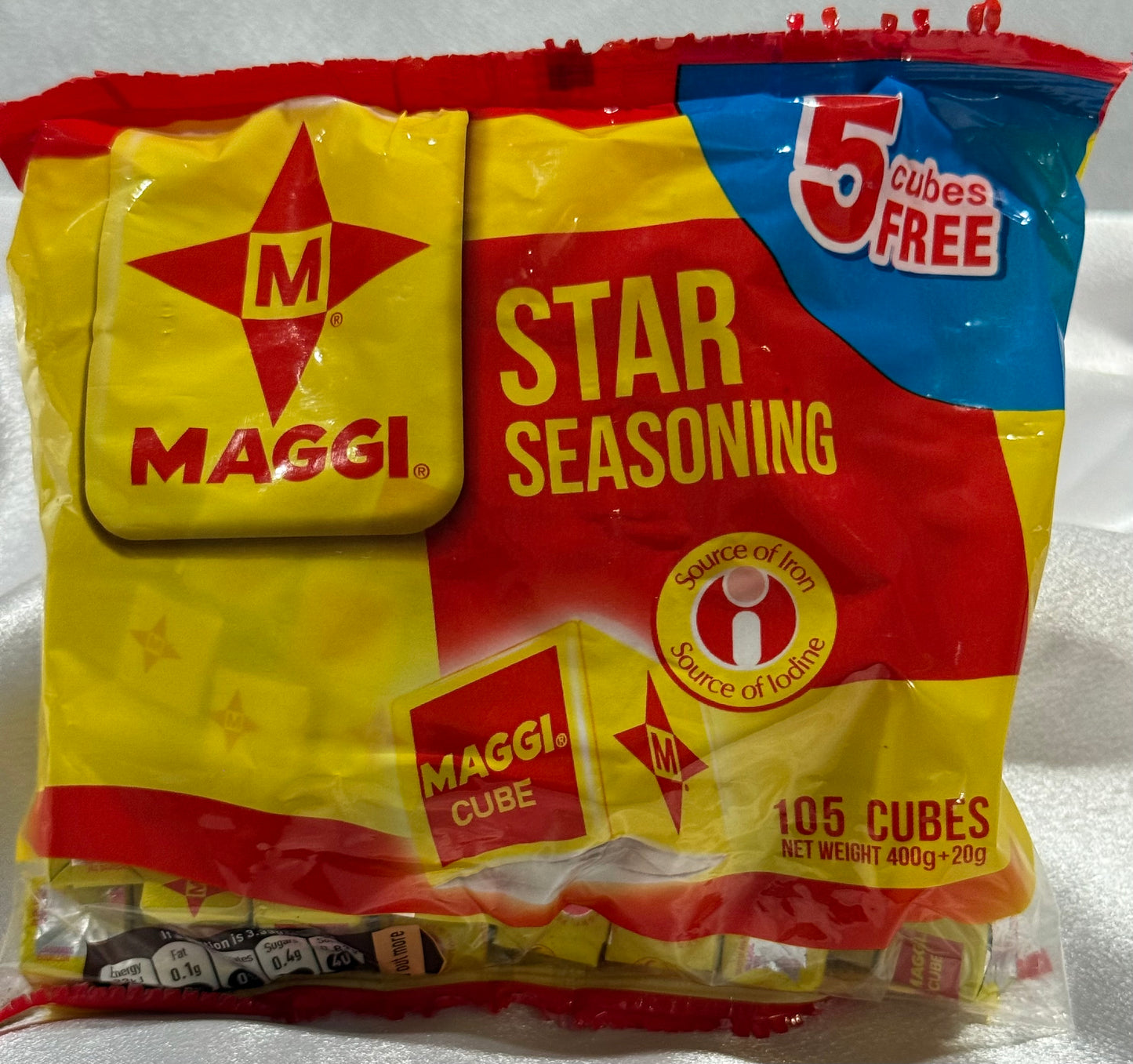MAGGI STAR SEASONING 105 CUBES 400g