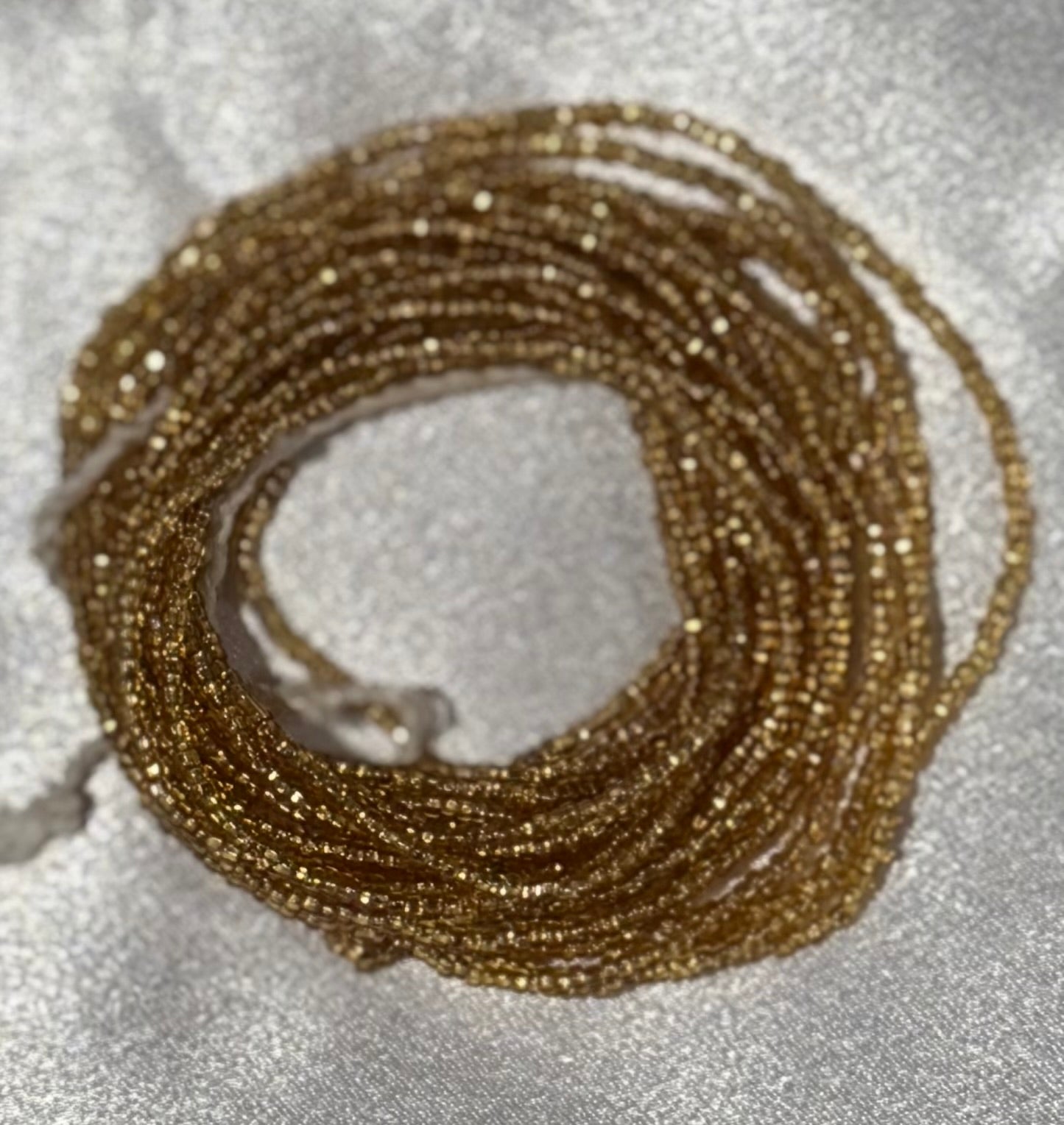 GOLD WAIST BEAD - 37 inches (97 cm)