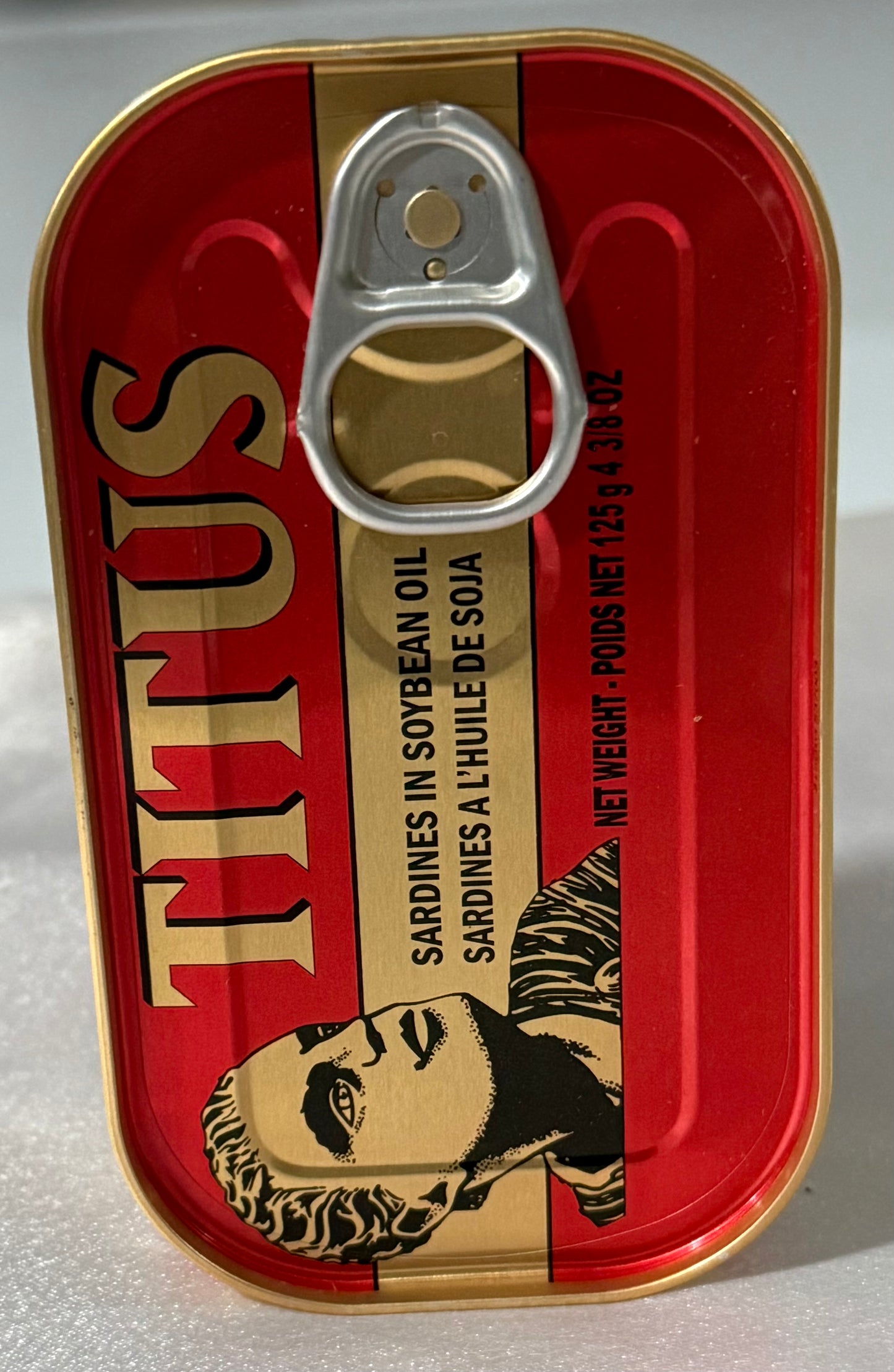 TITUS - SARDINES IN SOYBEAN OIL 125g