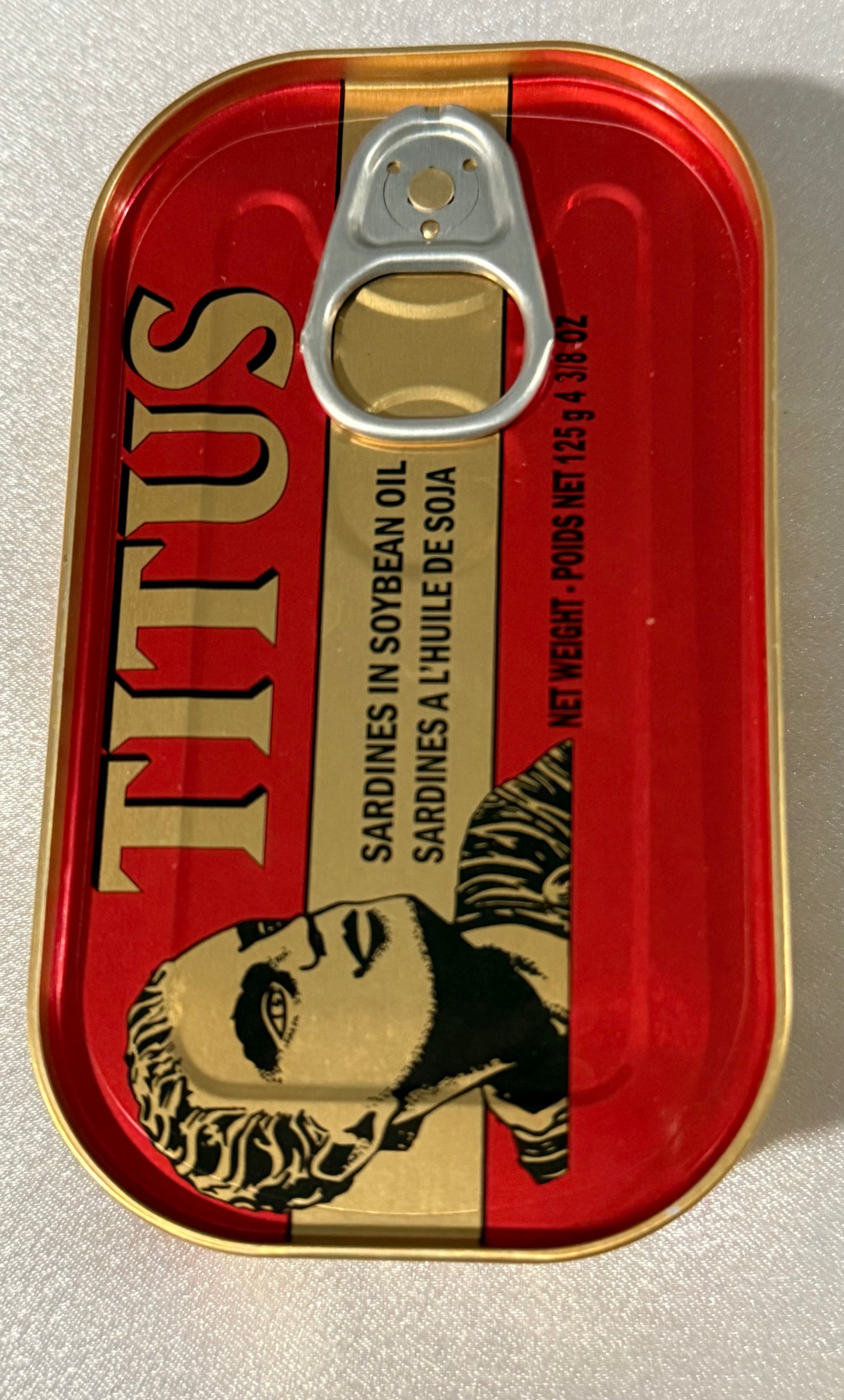 TITUS - SARDINES IN SOYBEAN OIL 125g