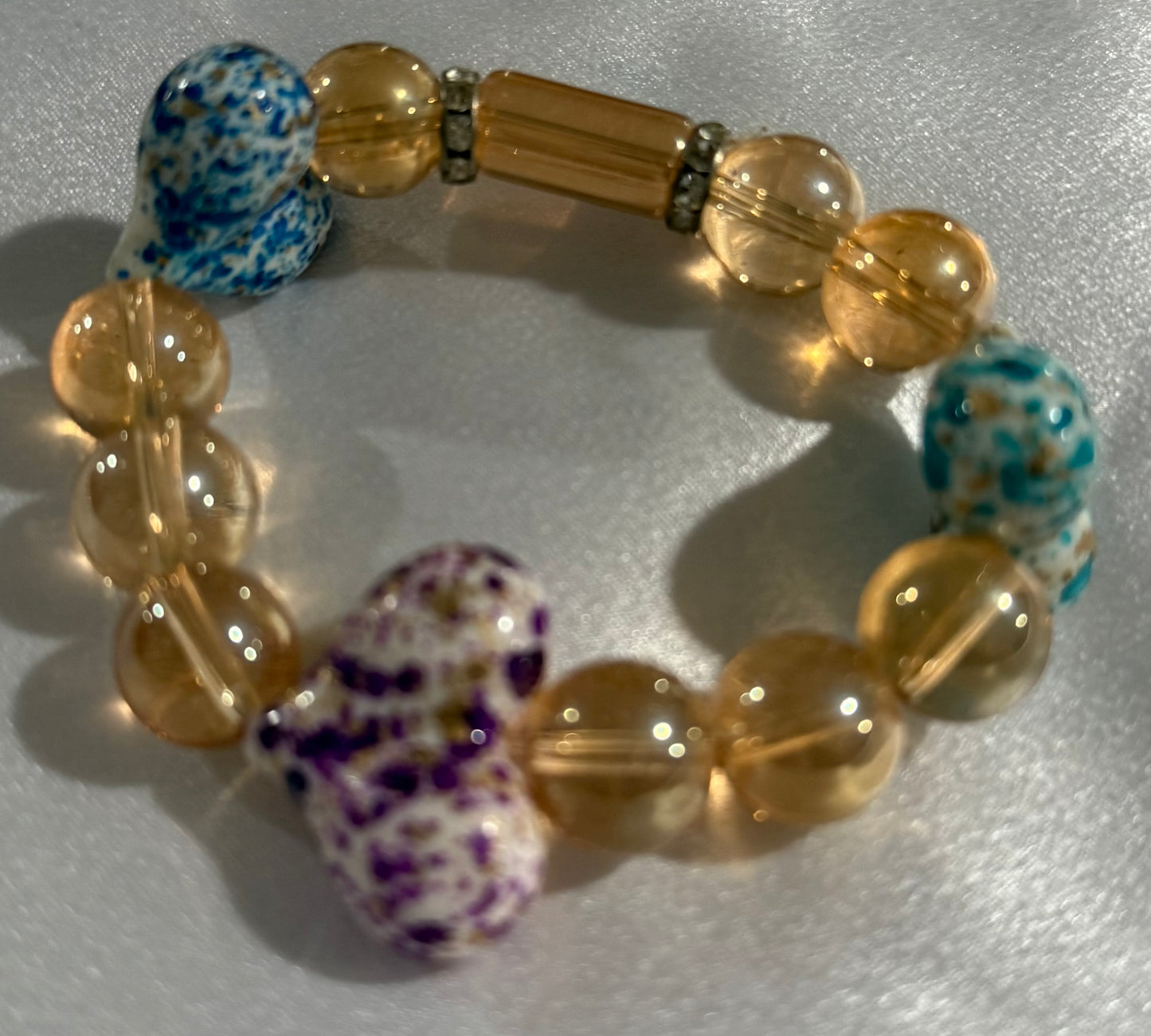 MULTICOLOR HEART BRACELET