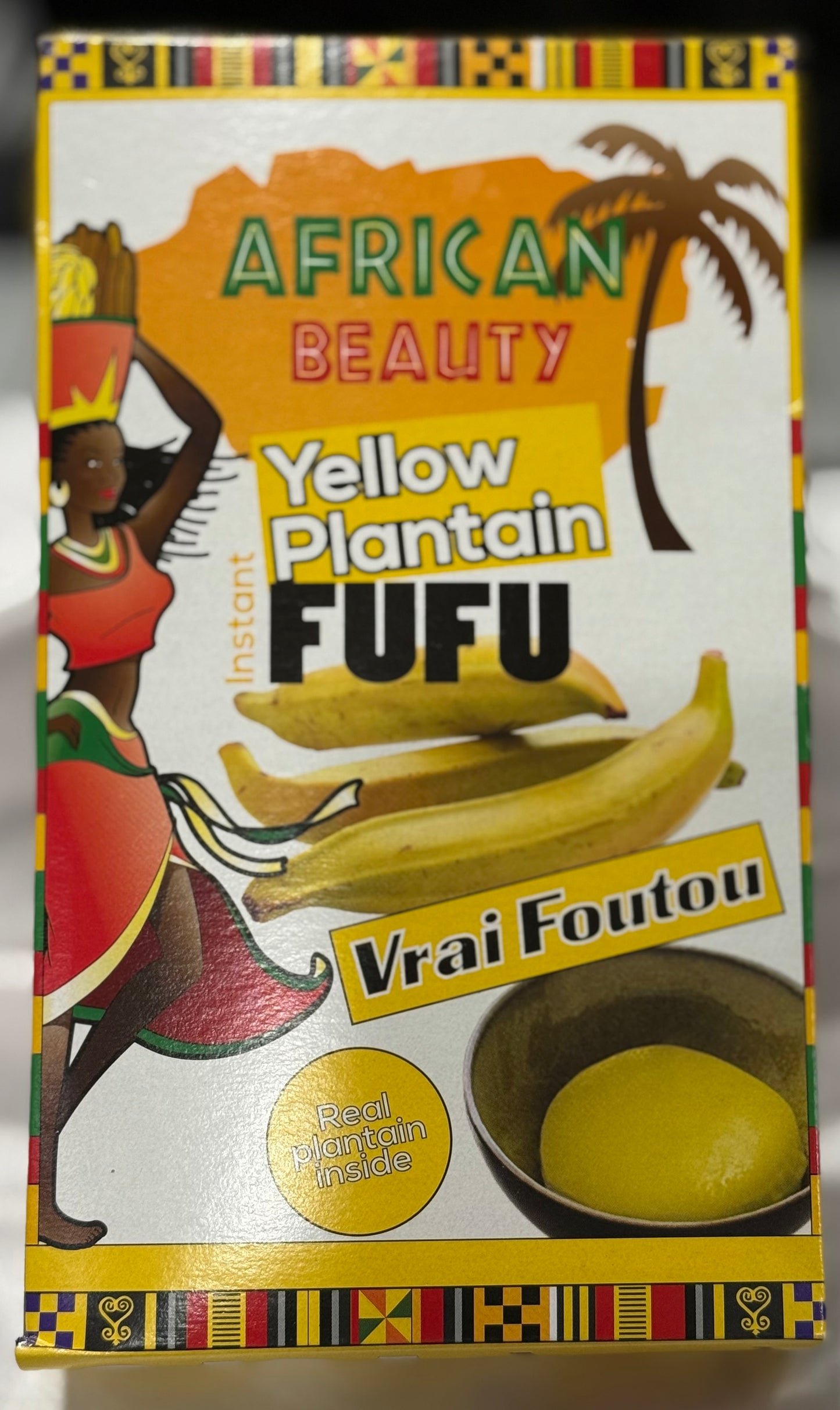AFRICAN BEAUTY - YELLOW PLANTAIN FUFU - 681g