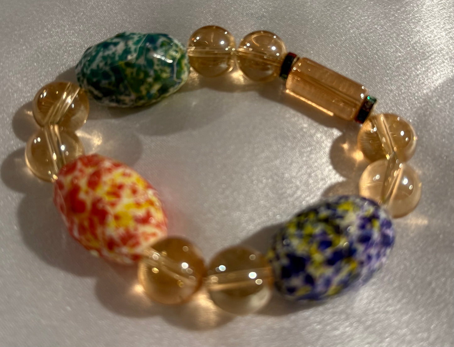 MULTICOLOR OVALE BRACELET