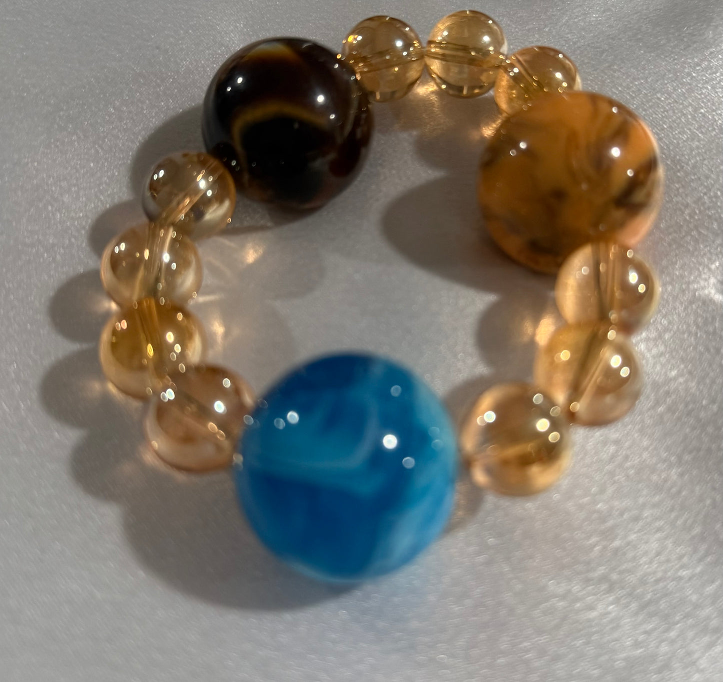 BLEU AND ORANGE BRACELET