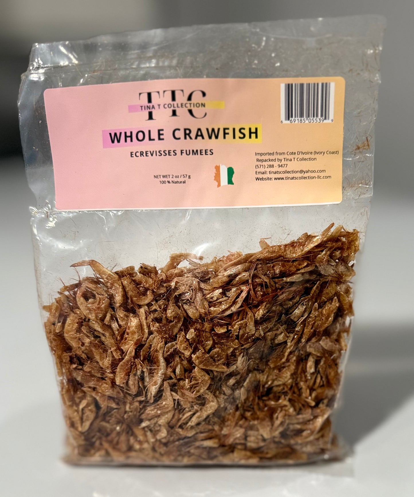 WHOLE CRAWFISH / ECREVISSES FUMEES 2oz / 57g